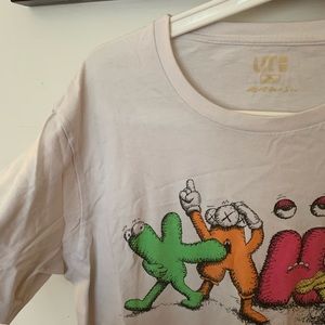 KAWS x UNIQLO White Tee